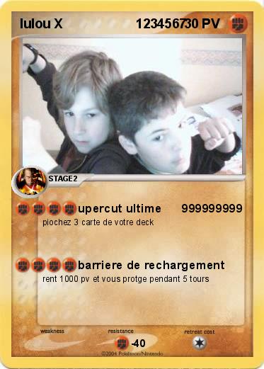 Pokemon lulou X                    1234567        