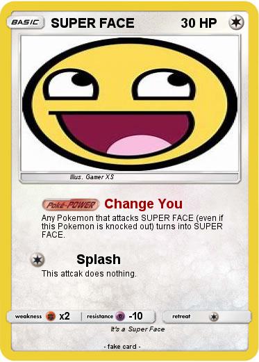 Pokemon SUPER FACE