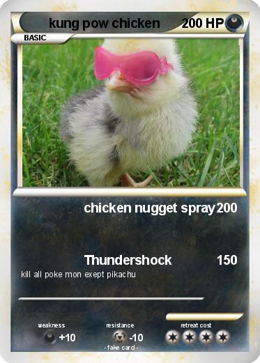 Pokemon kung pow chicken