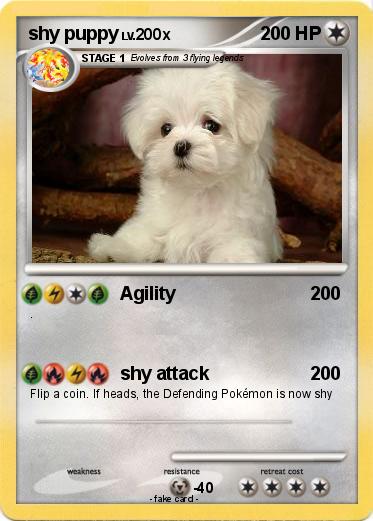 Pokemon shy puppy