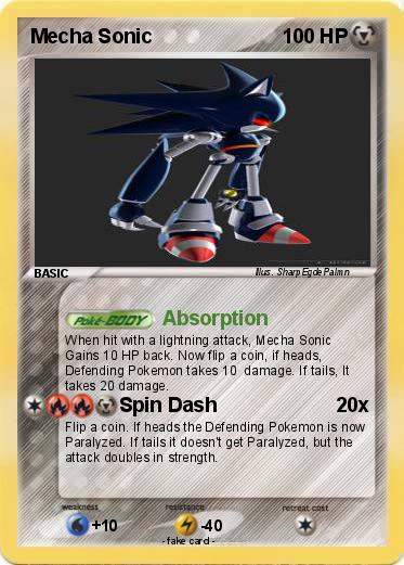 Pokemon Mecha Sonic