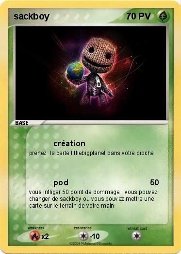 Pokemon sackboy