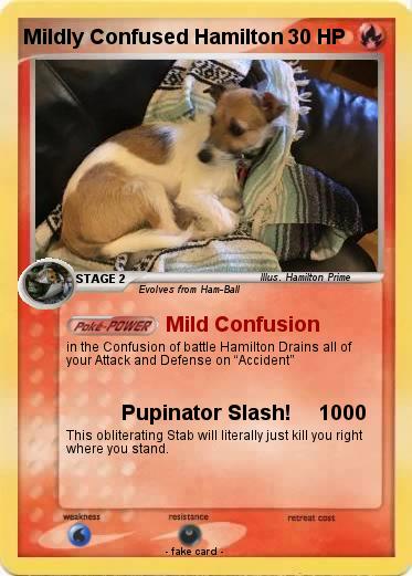 Pokemon Mildly Confused Hamilton