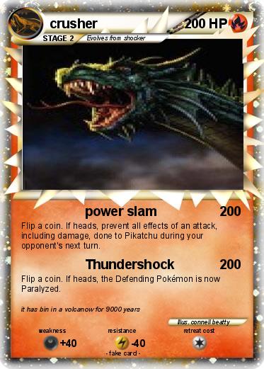 Pokemon crusher