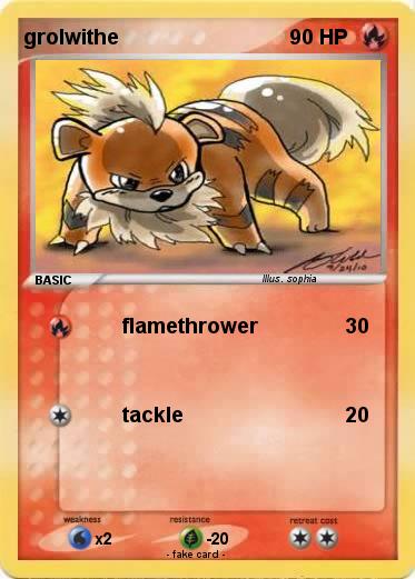 Pokemon grolwithe