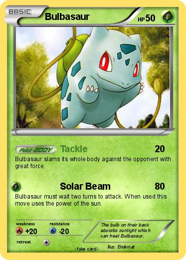 Pokemon Bulbasaur