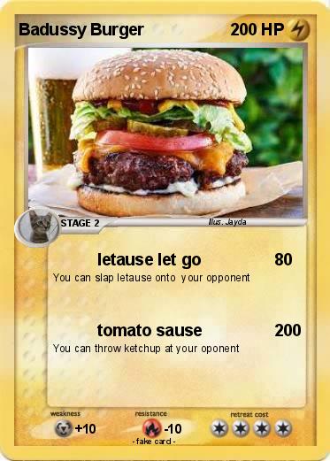 Pokemon Badussy Burger