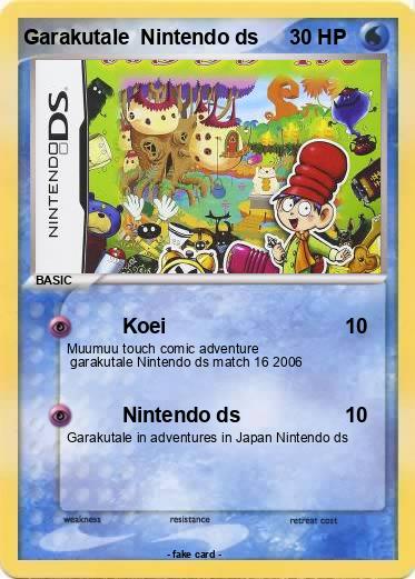 Pokemon Garakutale  Nintendo ds