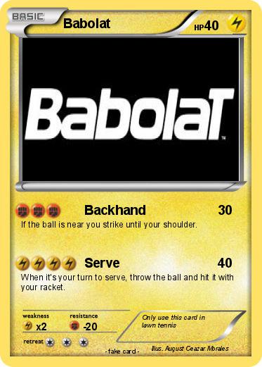 Pokemon Babolat