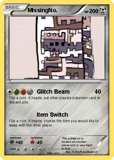 Pokemon MissingNo.
