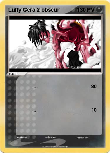 Pokemon Luffy Gera 2 obscur