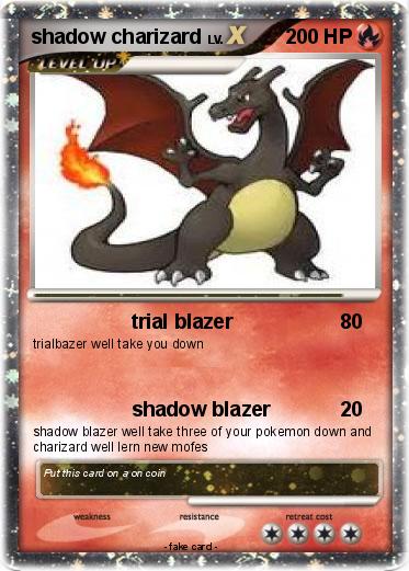 Pokemon shadow charizard