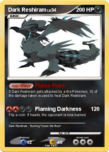 Pokemon Dark Reshiram