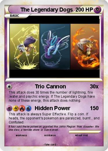 Pokemon The Legendary Dogs