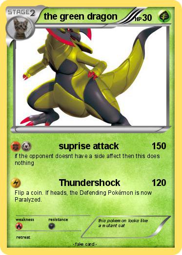 Pokemon the green dragon