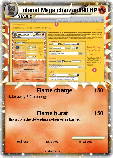 Pokemon infanet Mega charzard