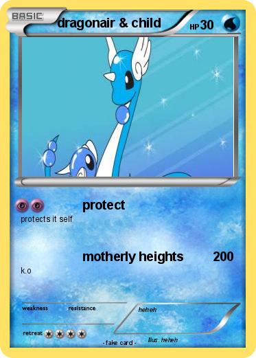Pokemon dragonair & child