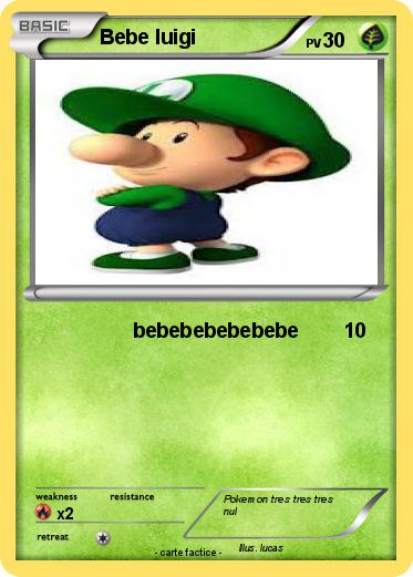 Pokemon Bebe luigi