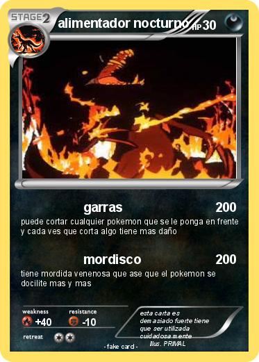 Pokemon alimentador nocturno
