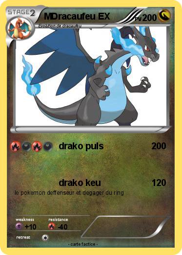 Pokemon MDracaufeu EX