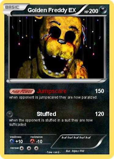 Pokemon Golden Freddy EX