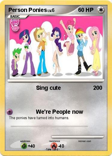 Pokemon Person Ponies
