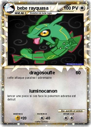 Pokemon bebe rayquasa