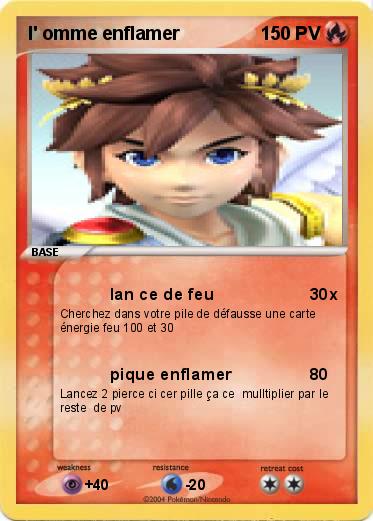 Pokemon l' omme enflamer