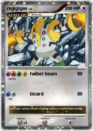 Pokemon regigigas