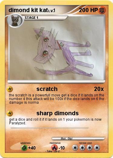 Pokemon dimond kit kat