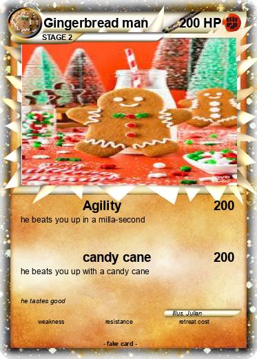 Pokemon Gingerbread man