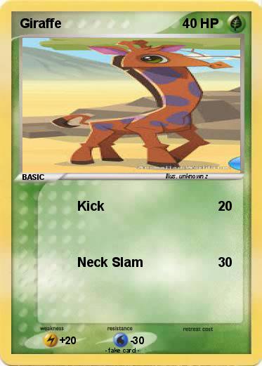 Pokemon Giraffe