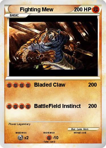 Pokemon Fighting Mew