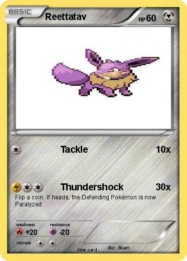 Pokemon Reettatav