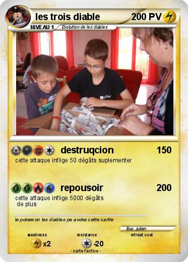 Pokemon les trois diable