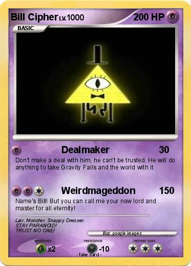Pokemon Bill Cipher