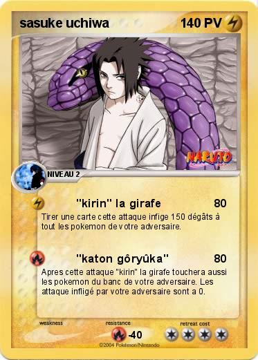 Pokemon sasuke uchiwa 