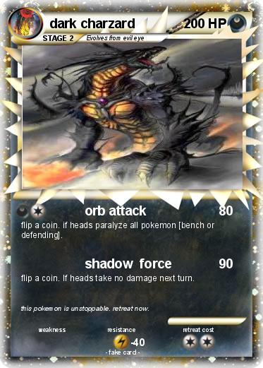 Pokemon dark charzard