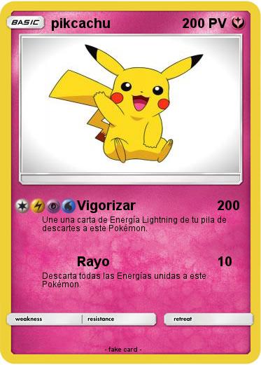 Pokemon pikcachu
