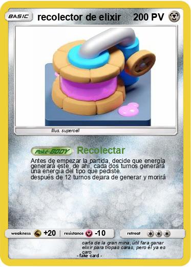 Pokemon recolector de elixir
