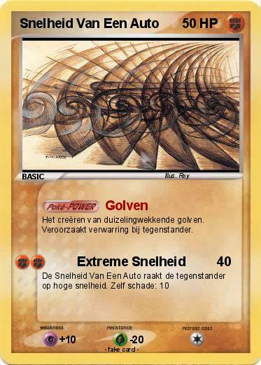 Pokemon Snelheid Van Een Auto
