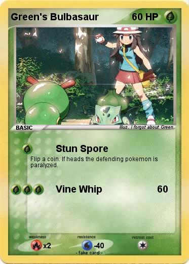 Pokemon Green's Bulbasaur