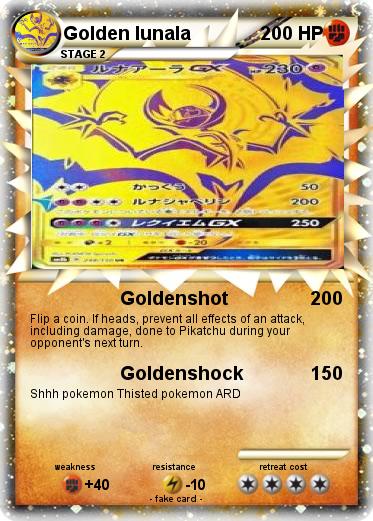 Pokemon Golden lunala