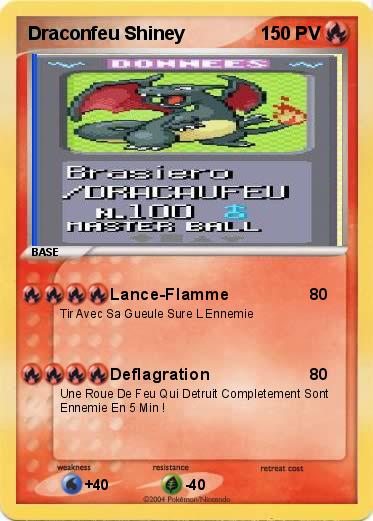 Pokemon Draconfeu Shiney 