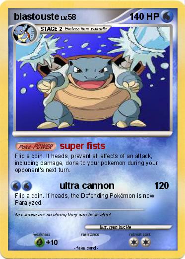 Pokemon blastouste