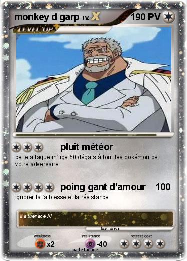 Pokemon monkey d garp