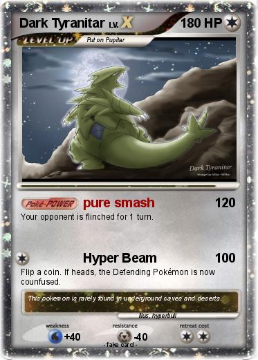 Pokemon Dark Tyranitar