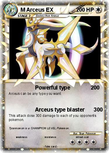 Pokemon M Arceus EX