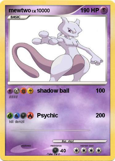 Pokemon mewtwo