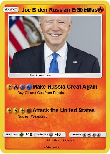 Pokemon Joe Biden Russian Enthusiast